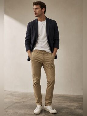 GAP Men’s Slim Khaki Chino Pants 32x32 | Screen Worn The Boys | Classic Tan
